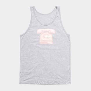 Pink Rotary Phone Tank Top